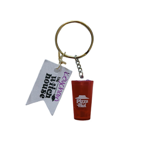 keychains - pizza hut cup